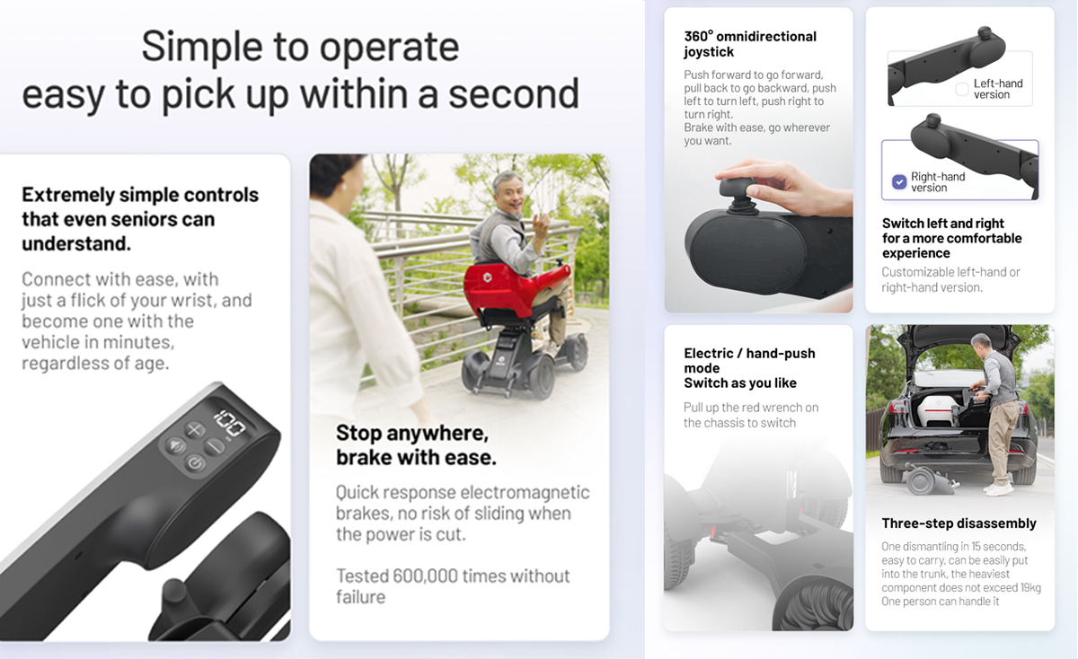 электрическая инвалидная коляска D30