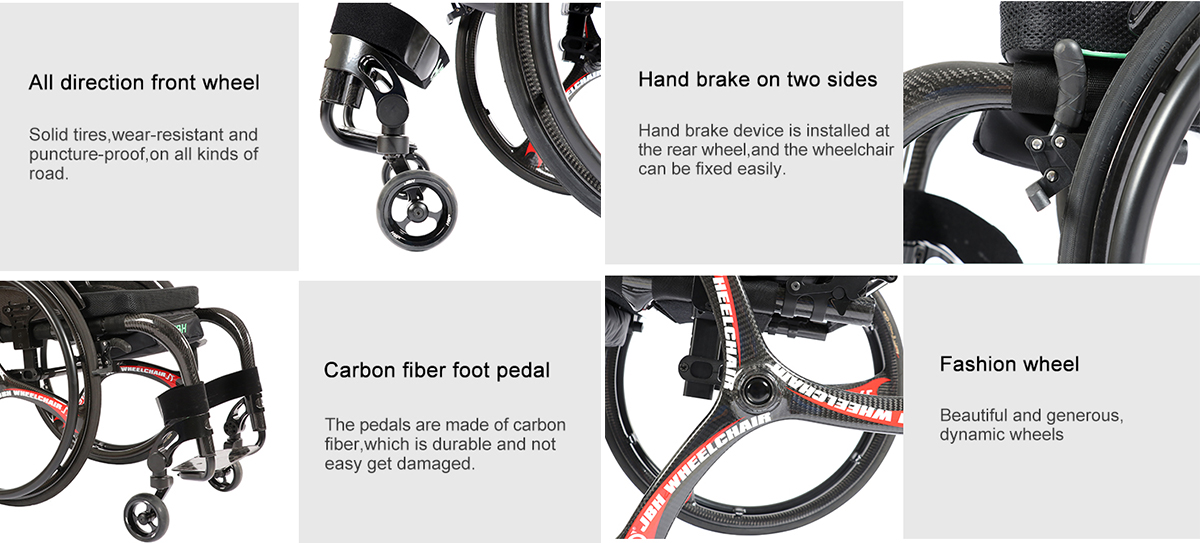 инвалидная коляска с ручным управлением из углеродного волокна