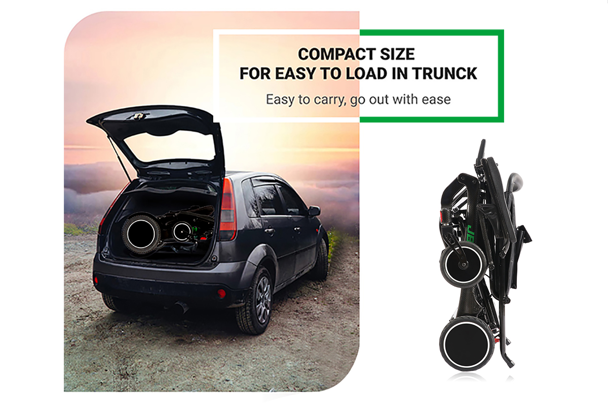 легкая электрическая инвалидная коляска складная