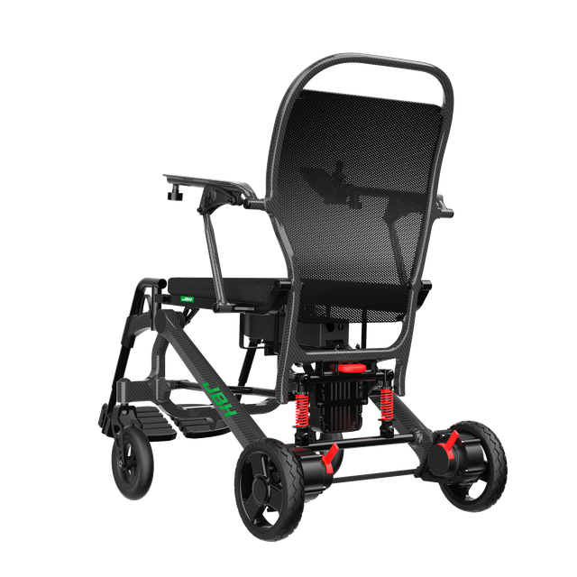 JBH Портативная туристическая инвалидная коляска из углеродного волокна DC08S