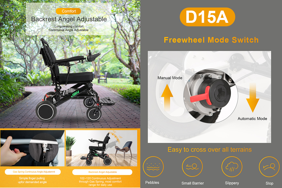 D15A Электрическая инвалидная коляска