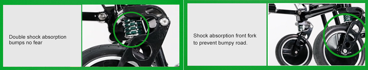 Амортизирующая инвалидная коляска