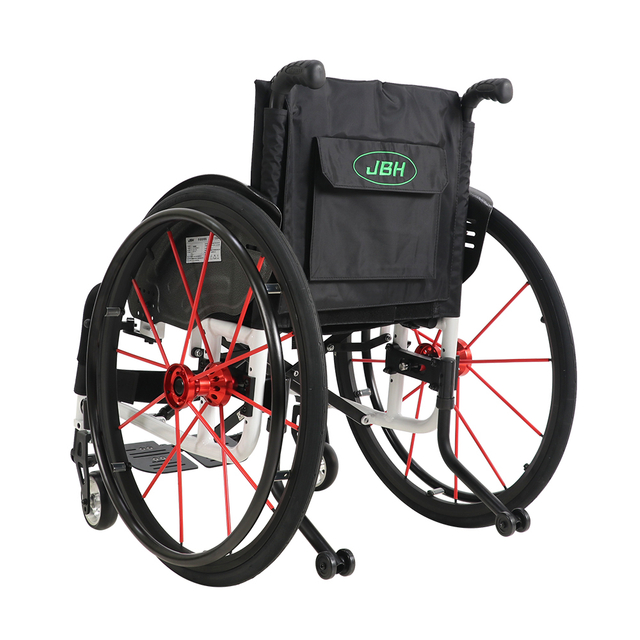 JBH Розовая легкая спортивная инвалидная коляска S002